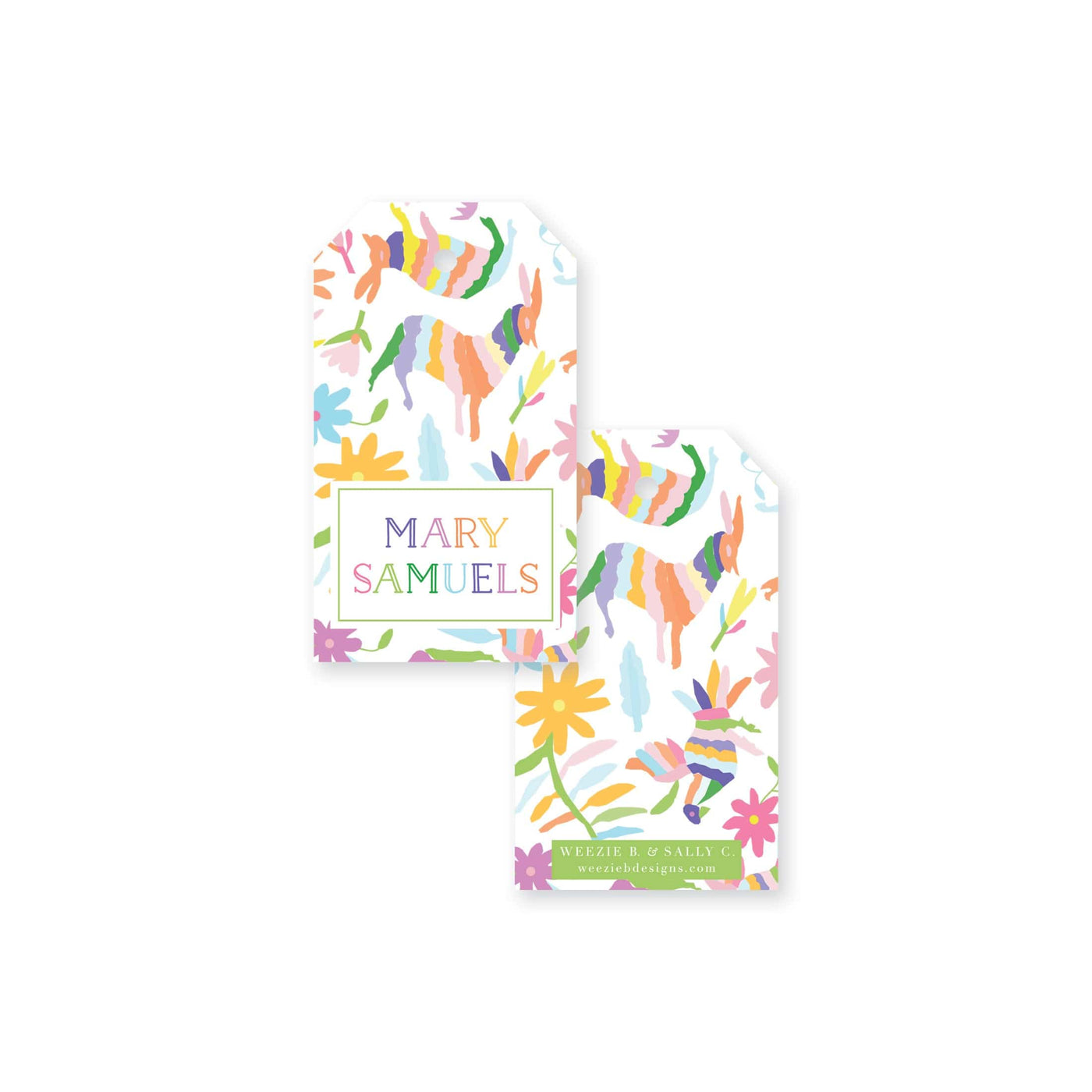 Fiesta Otomi Light Gift Tag