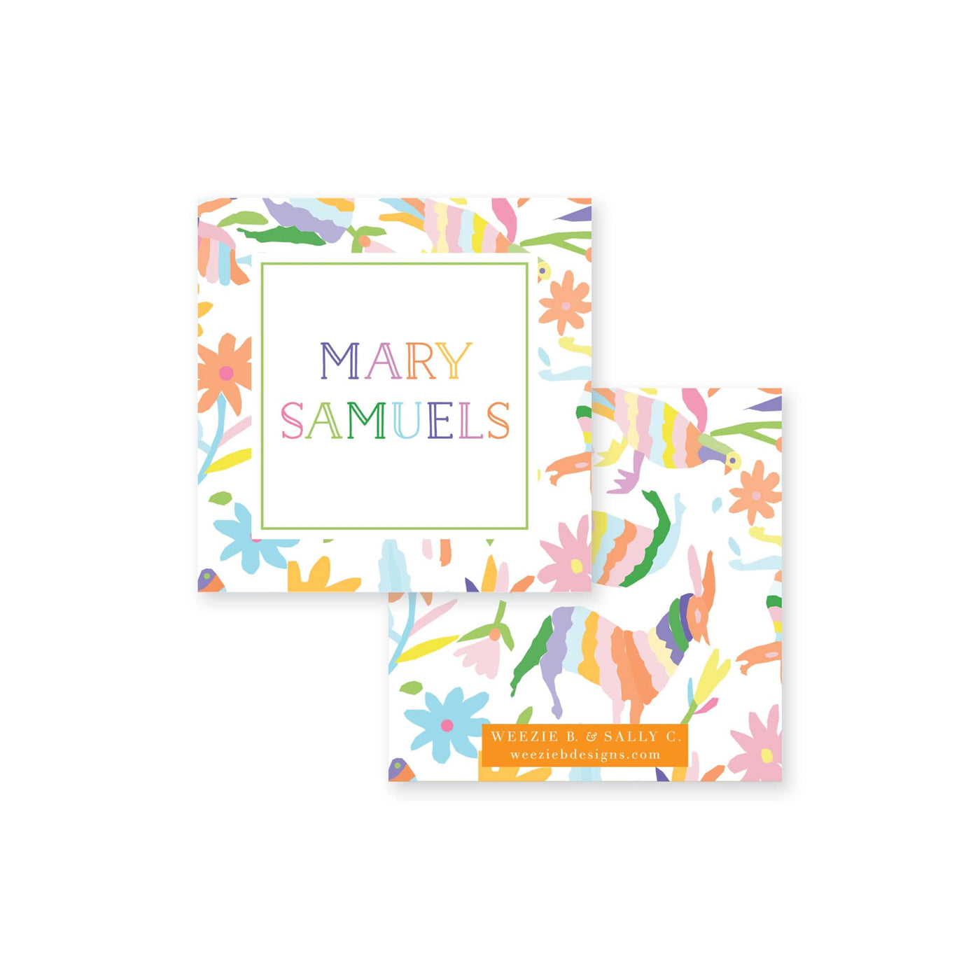 Fiesta Otomi Light Calling Card