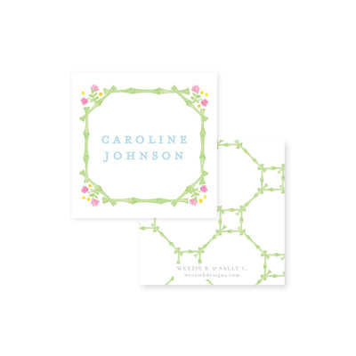 Palm Trellis Calling Card