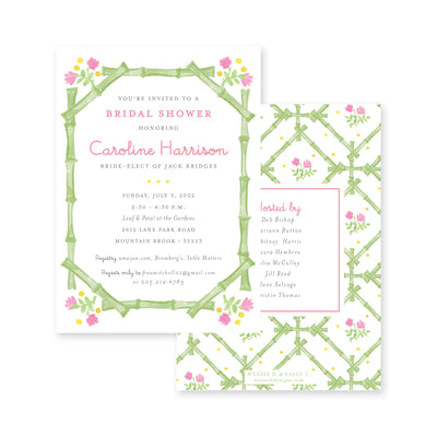Palm Beach Trellis Bridal Shower