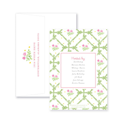 Palm Beach Trellis Bridal Shower