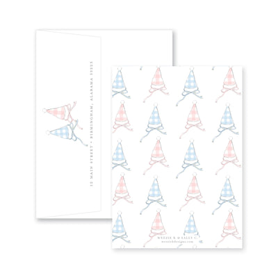 Party Hats Gingham Birthday
