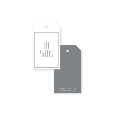 Simple Double Border Gift Tag