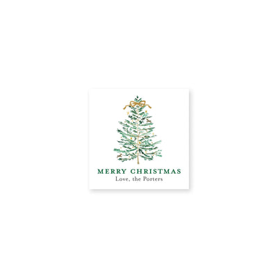 Sprightly Christmas Tree Christmas Gift Stickers