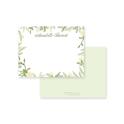 Spring Garden Flat Note Card