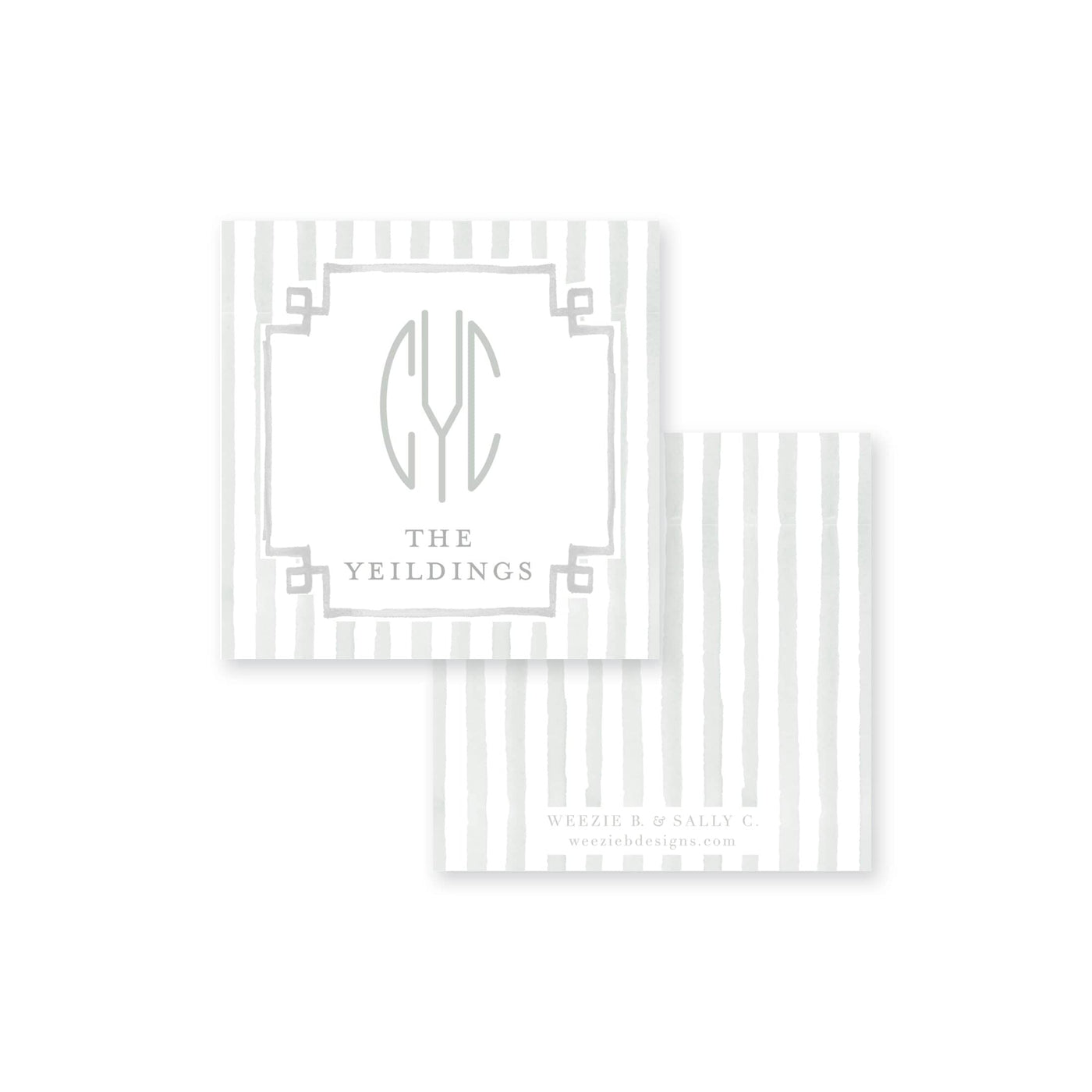 Sweet Stripes Calling Card