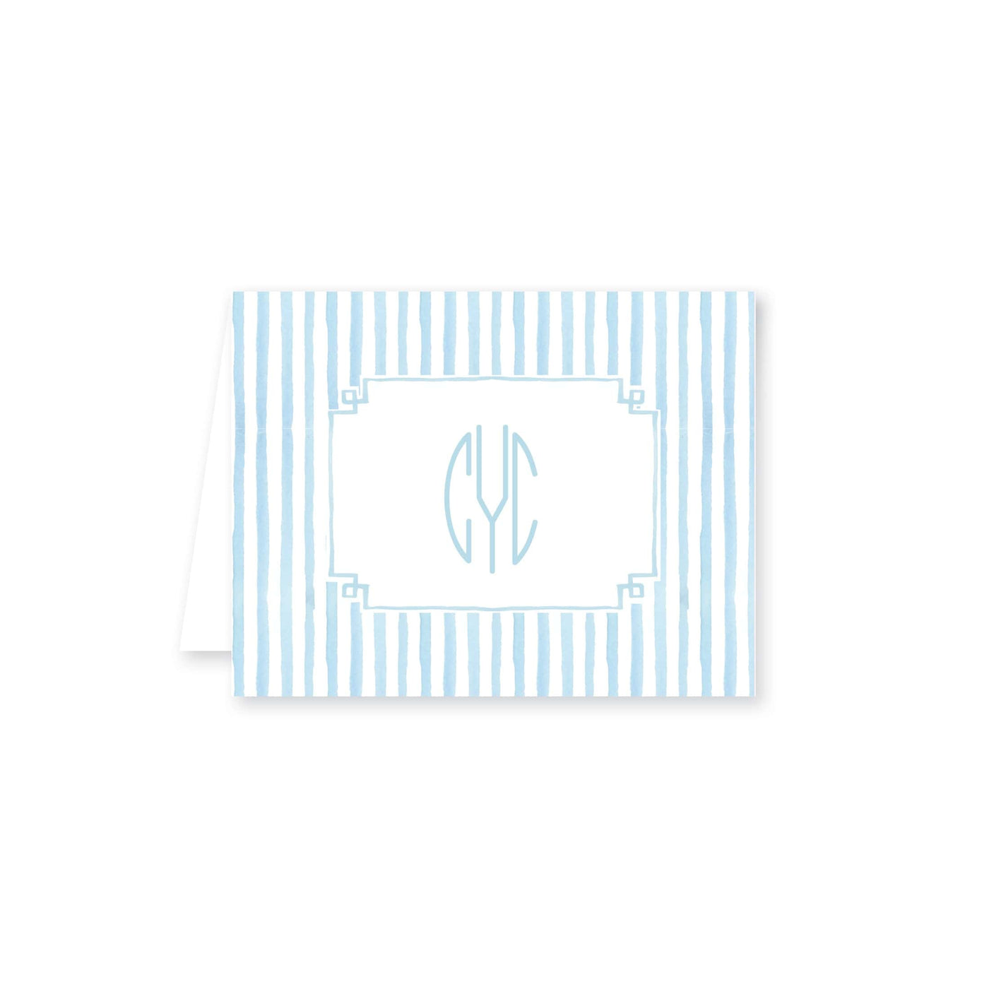Sweet Stripes Folded Note Card