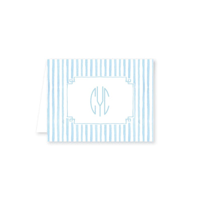 Sweet Stripes Folded Note Card