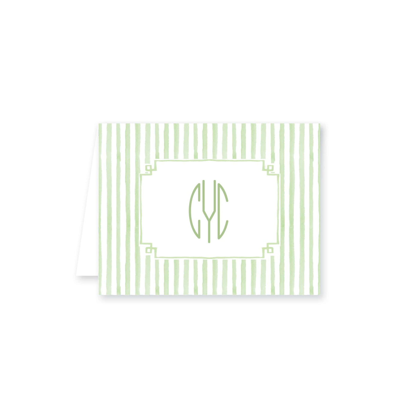 Sweet Stripes Folded Note Card