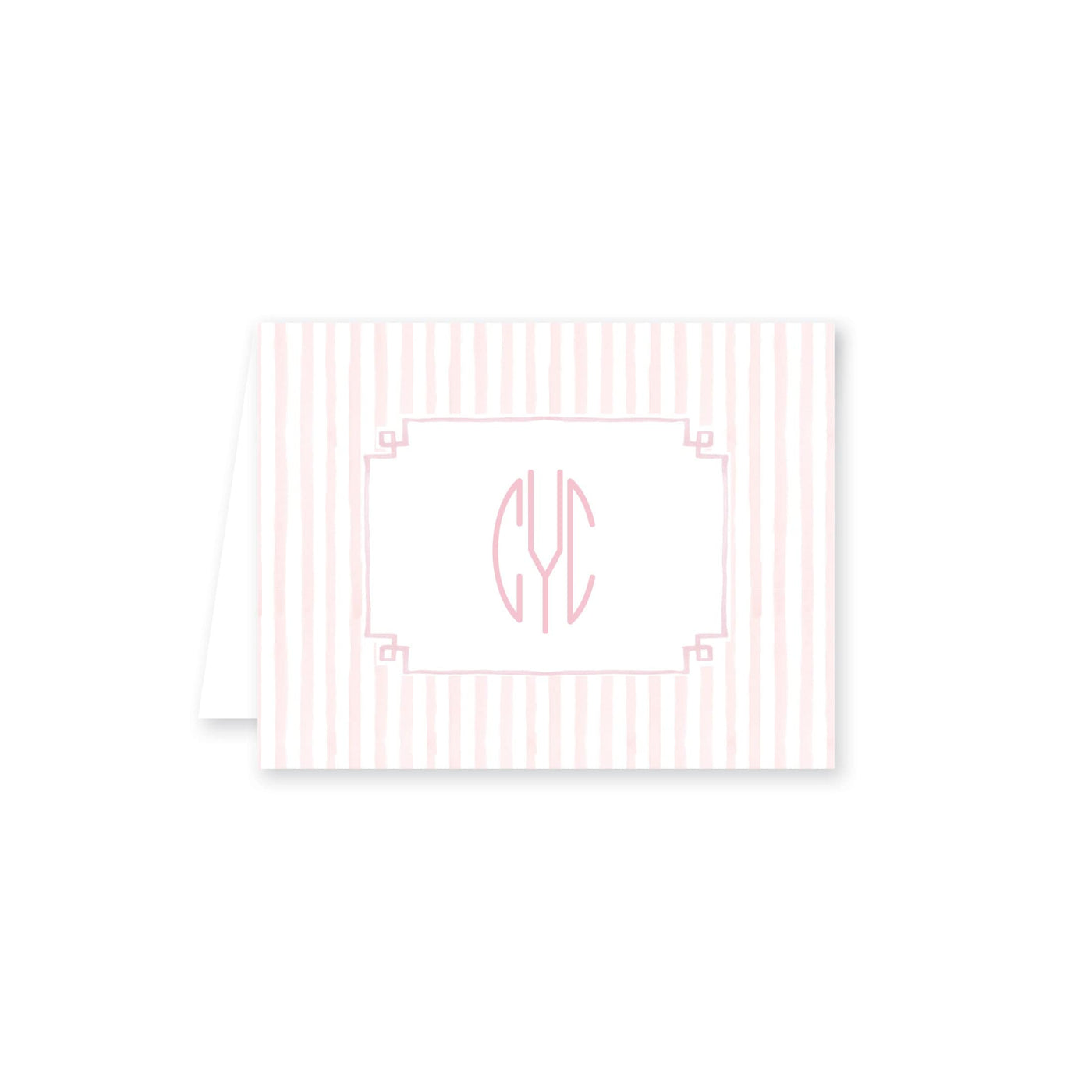 Sweet Stripes Folded Note Card