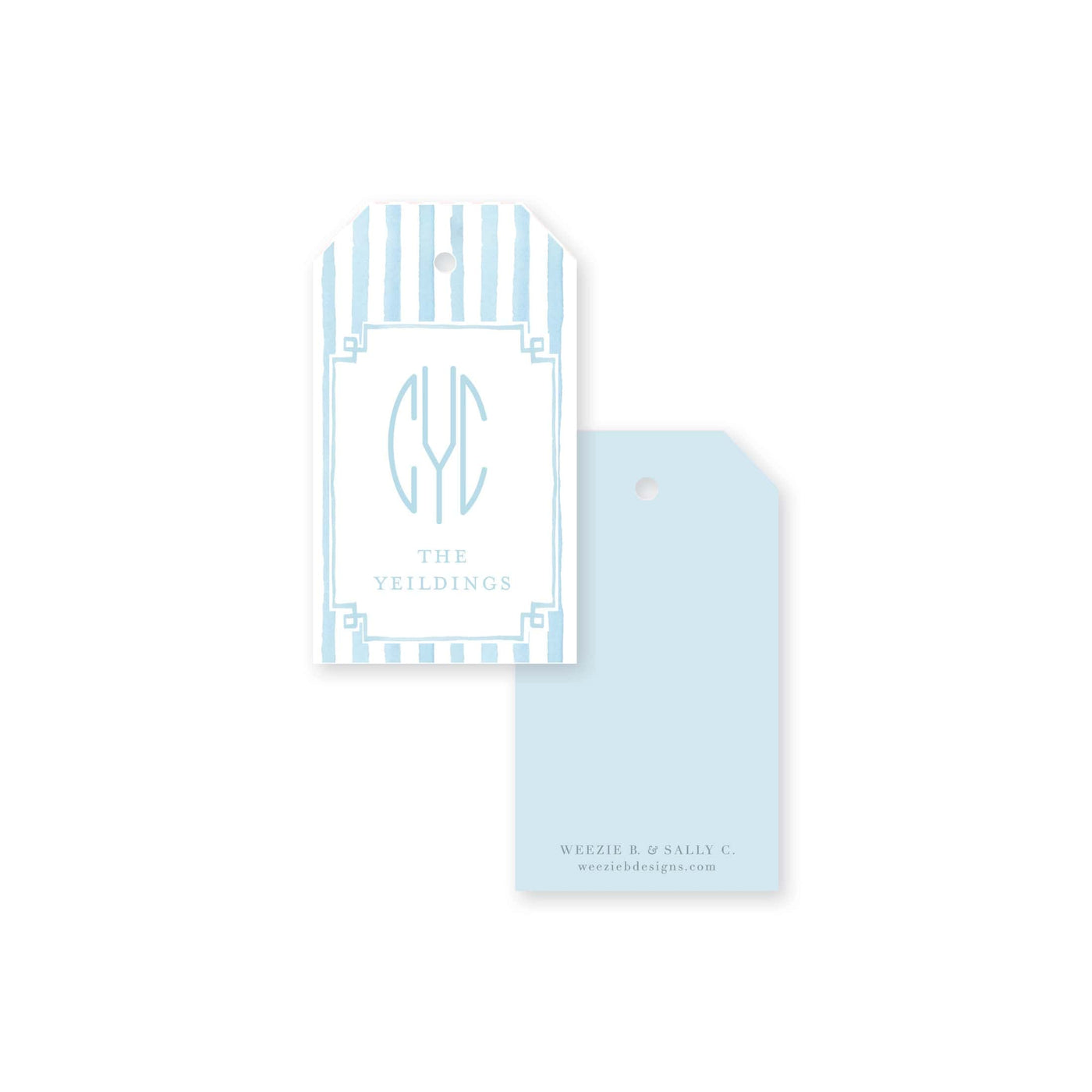 Sweet Stripes Gift Tag