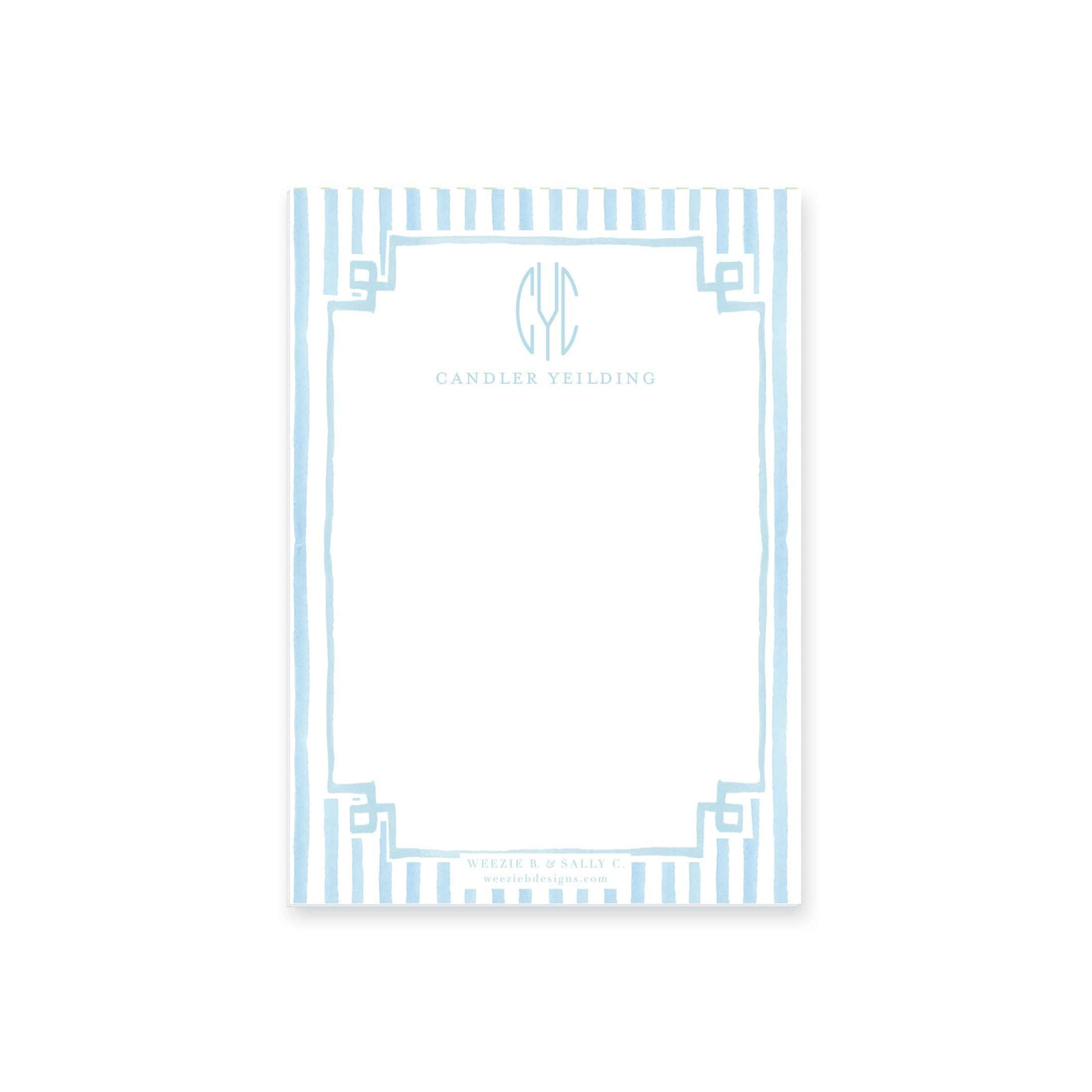 Sweet Stripes Notepad