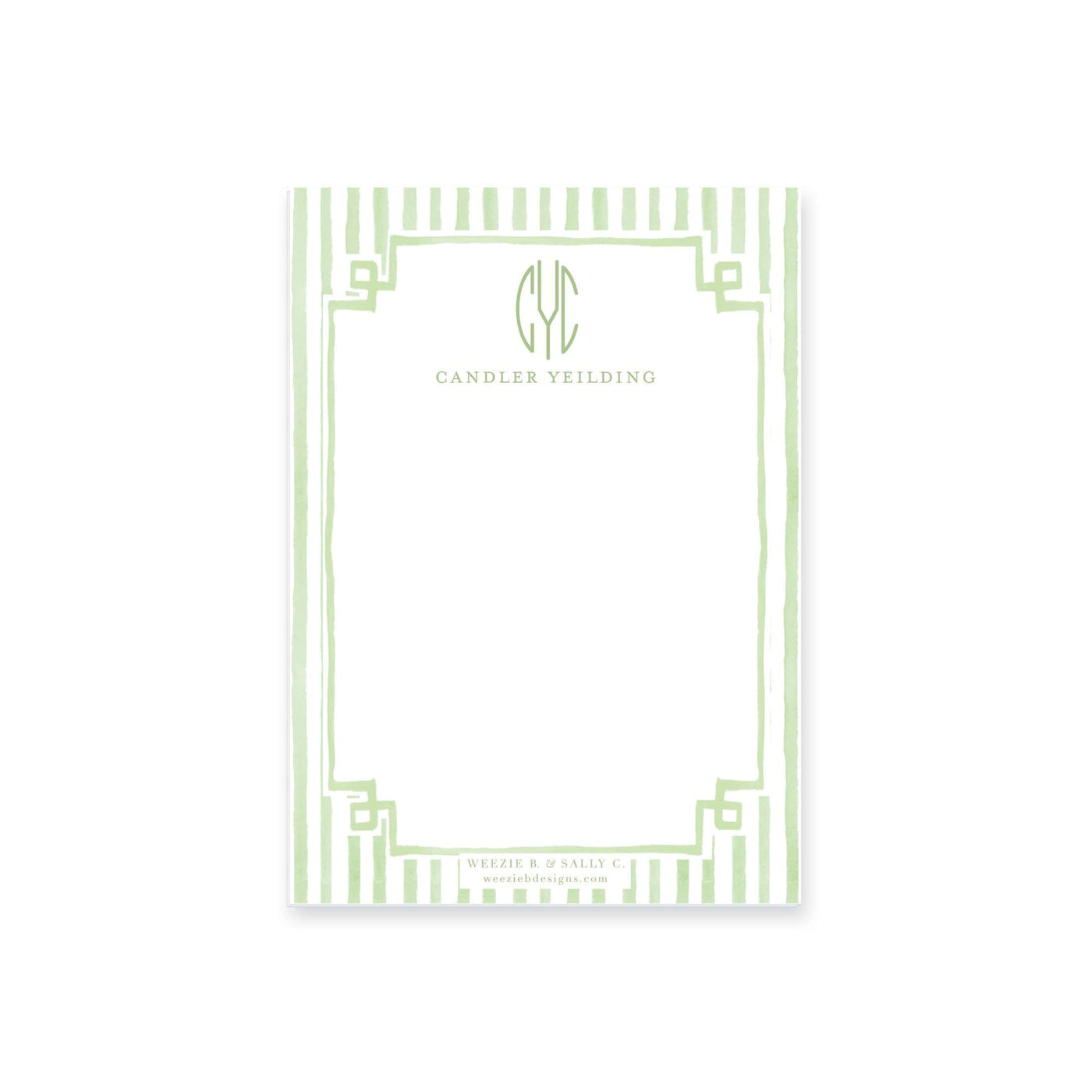 Sweet Stripes Notepad