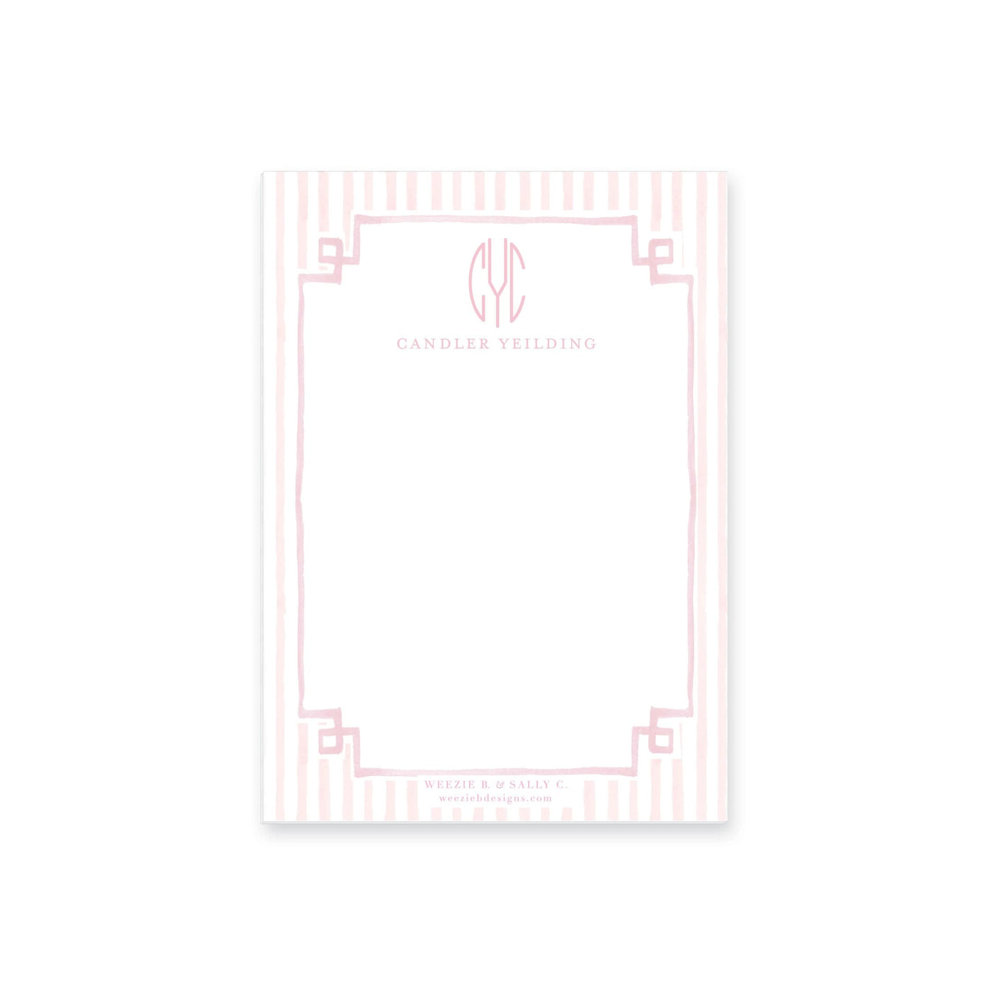 Sweet Stripes Notepad