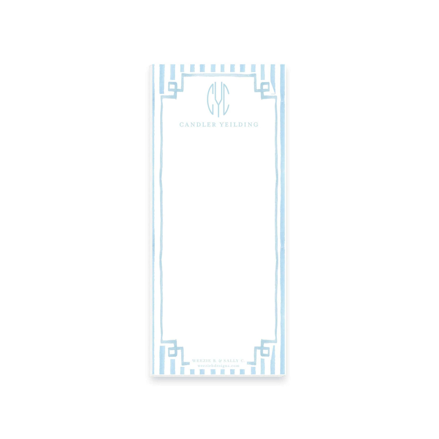 Sweet Stripes Notepad