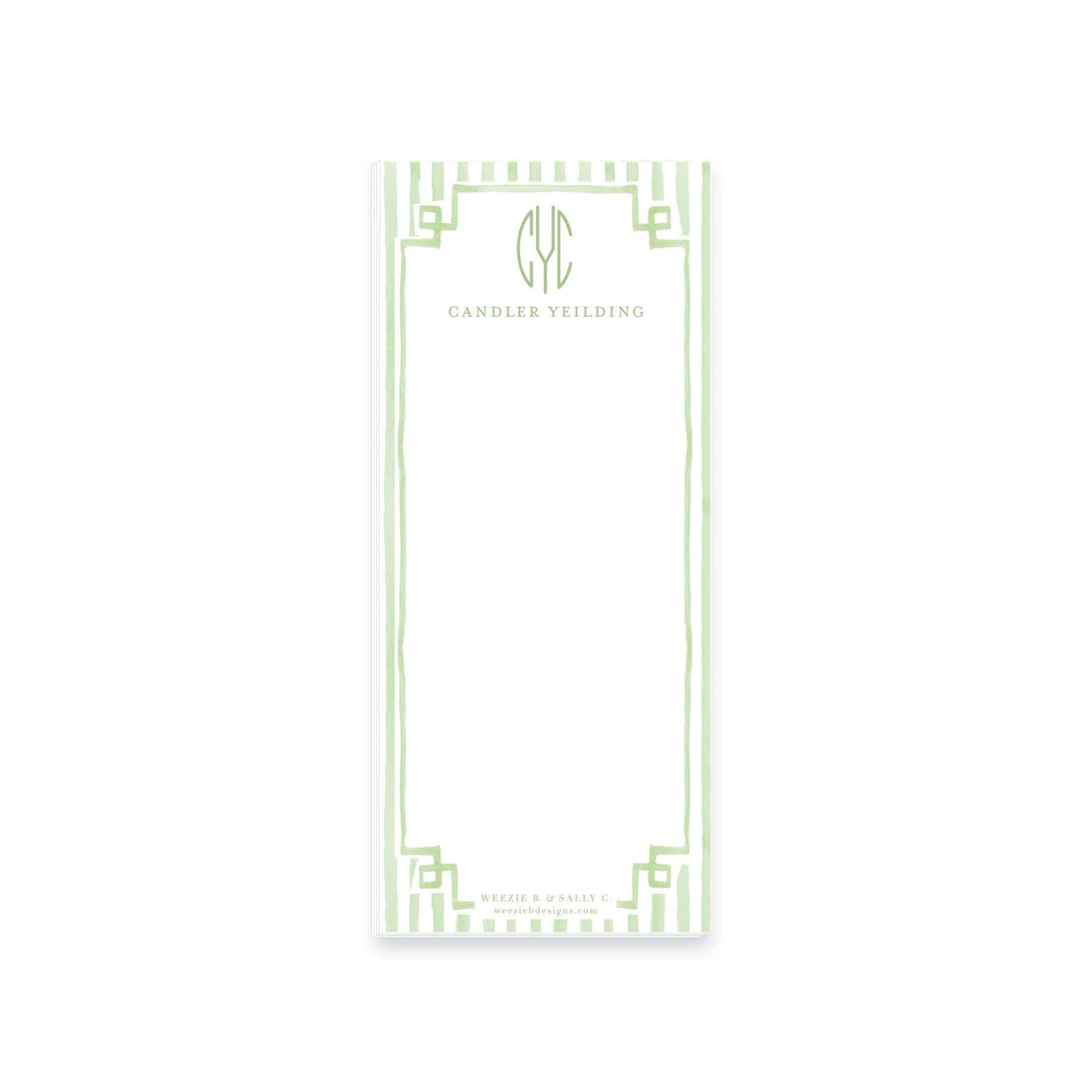 Sweet Stripes Notepad