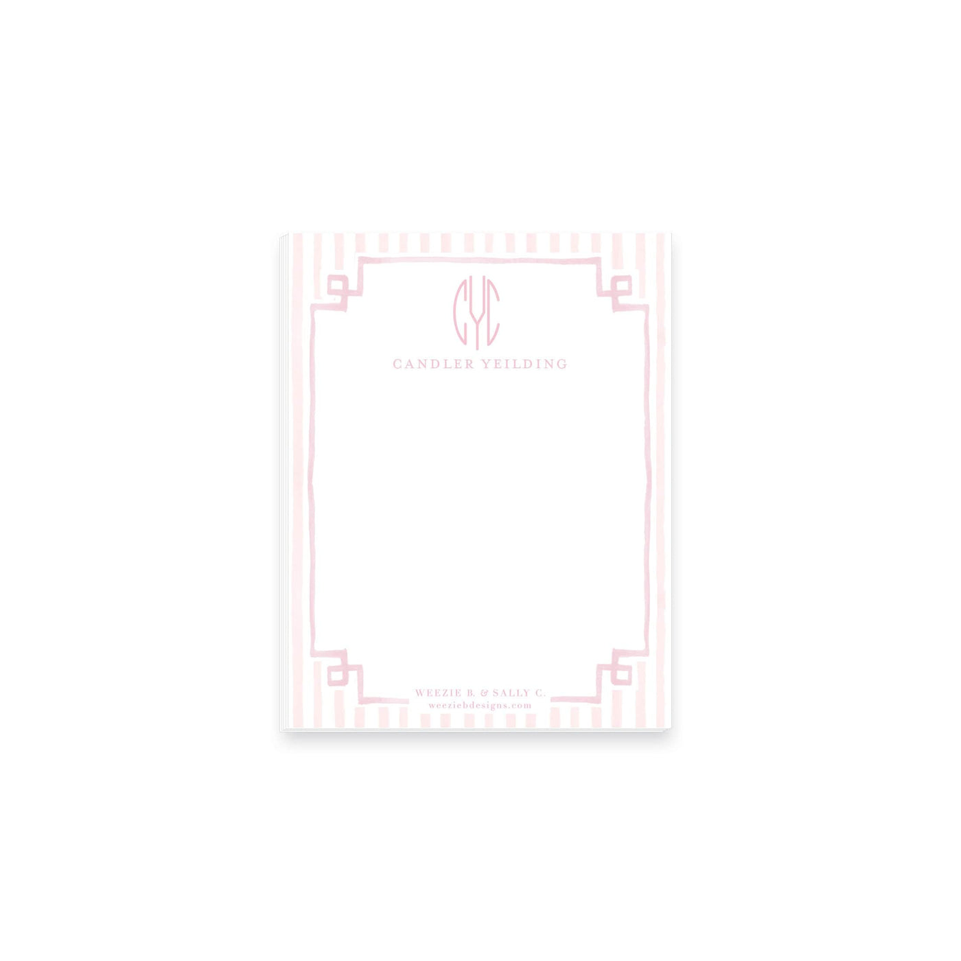 Sweet Stripes Notepad