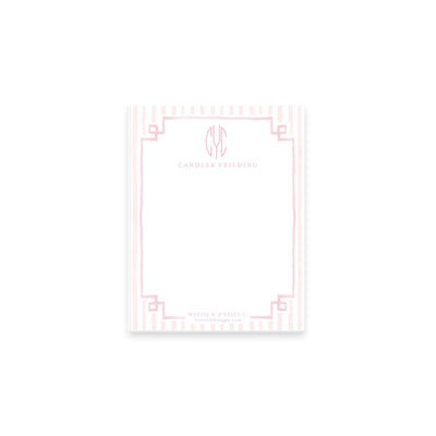 Sweet Stripes Notepad