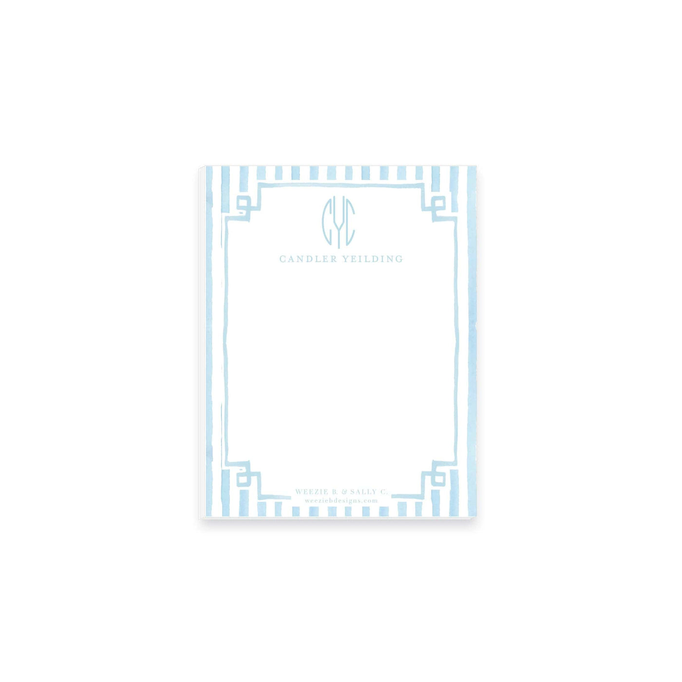 Sweet Stripes Notepad