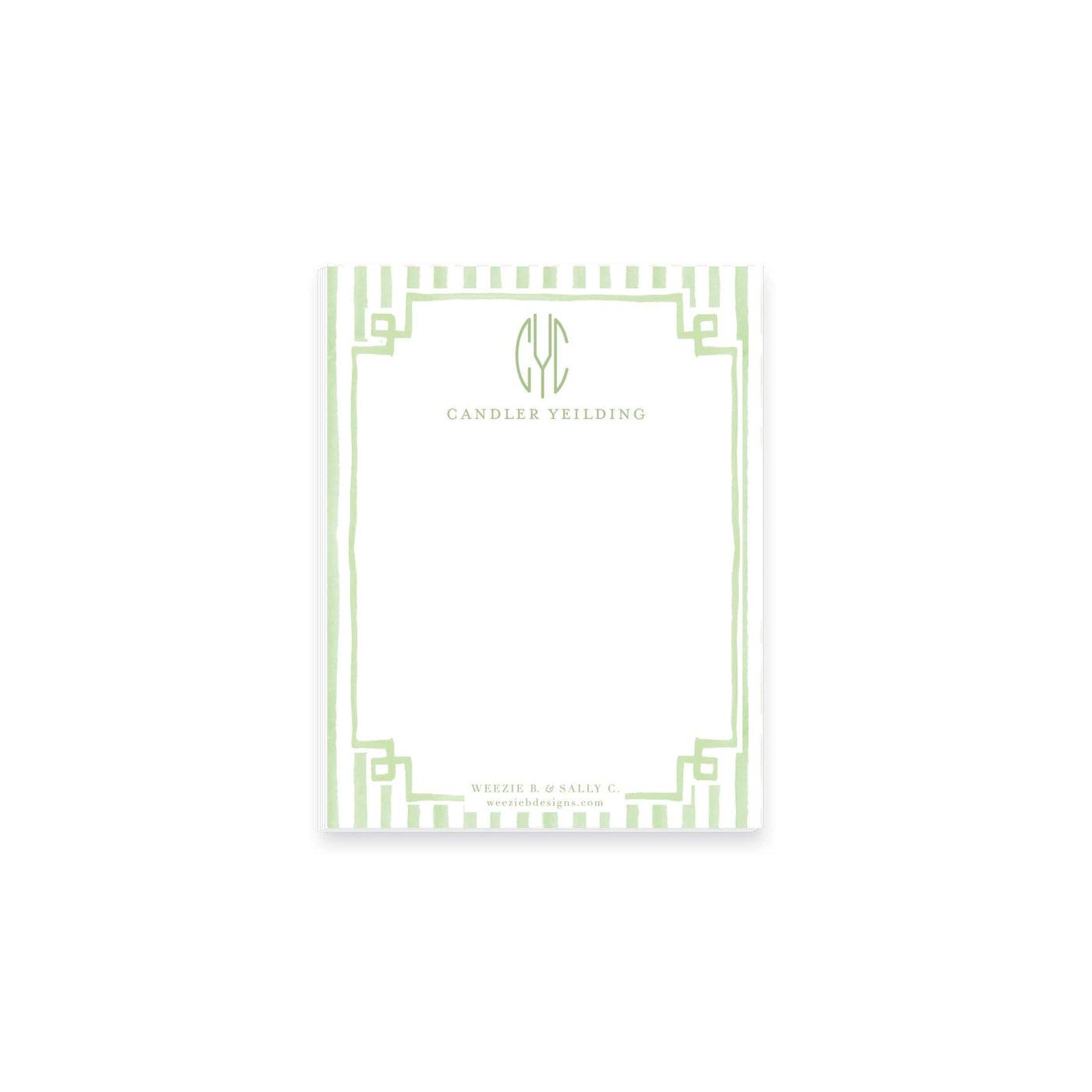 Sweet Stripes Notepad
