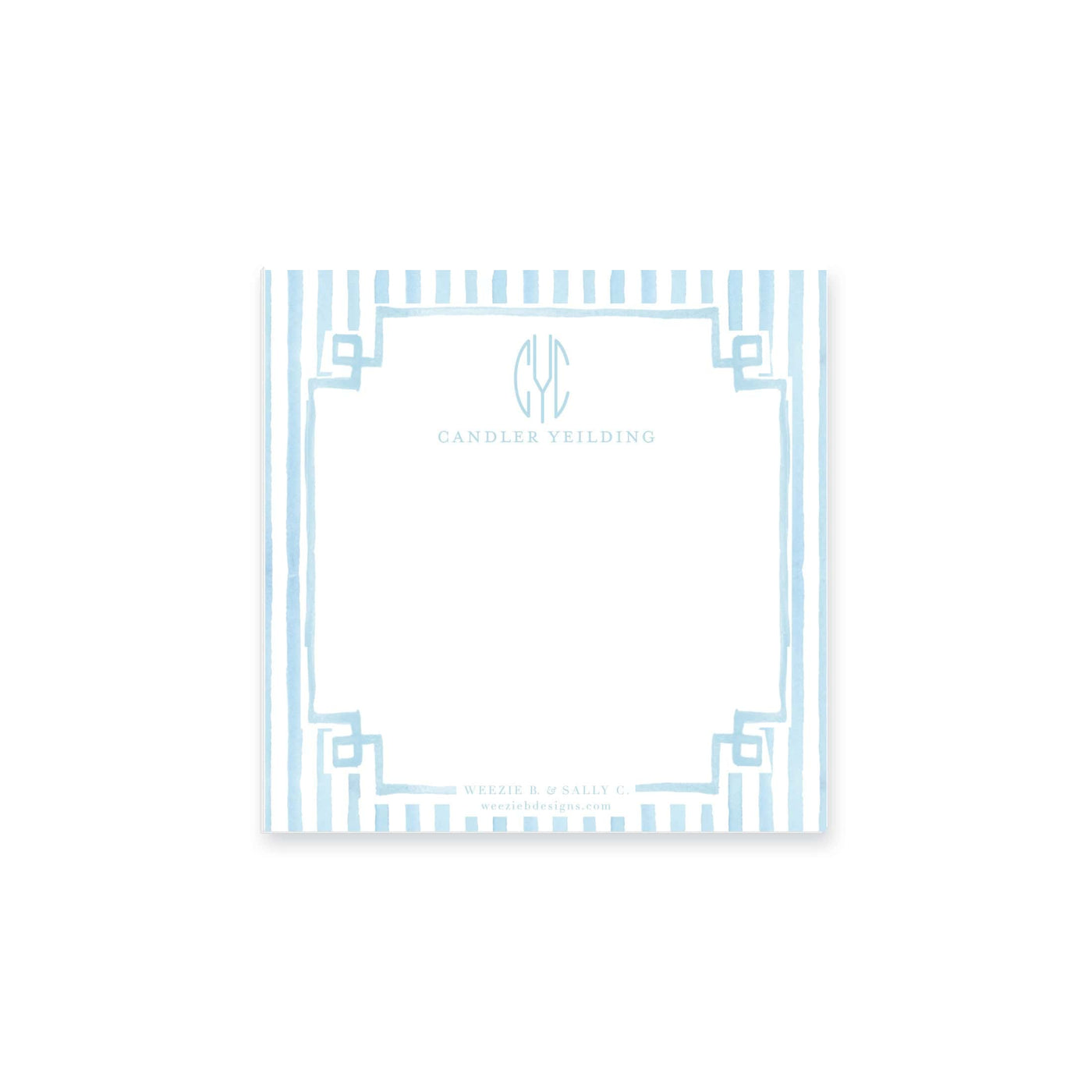 Sweet Stripes Notepad