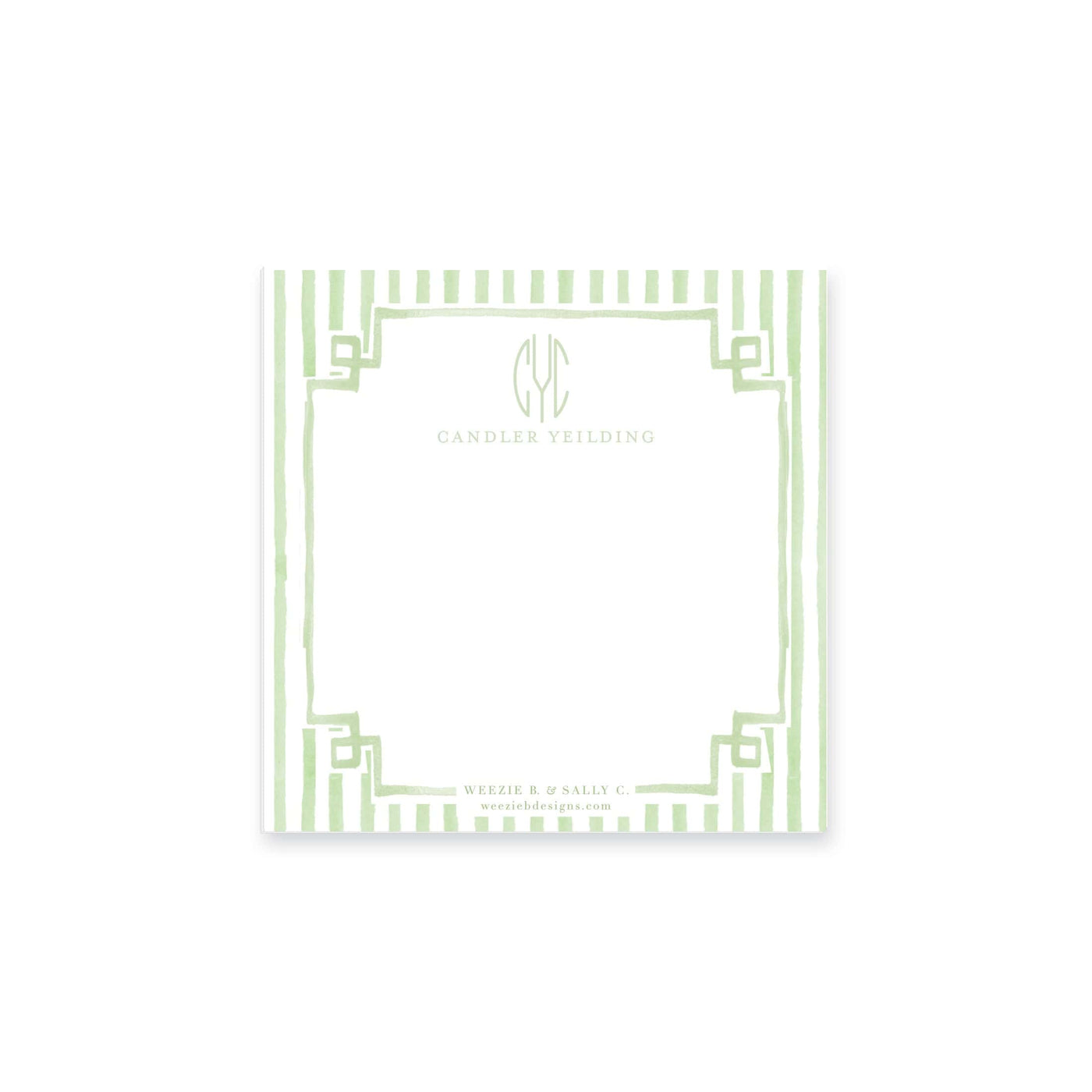 Sweet Stripes Notepad