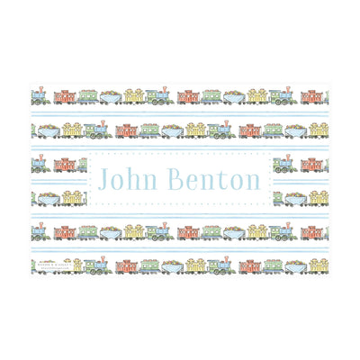 Train Watercolor Placemat