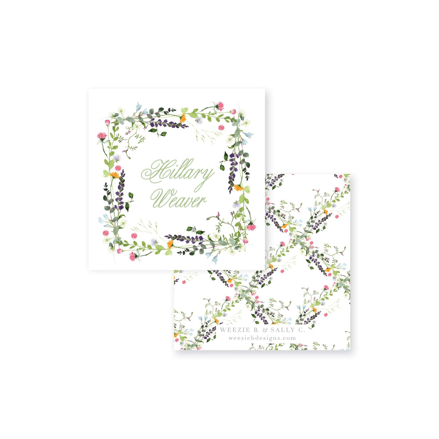 Wild Flower Calling Card