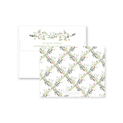 Wild Flower Flat Note Card