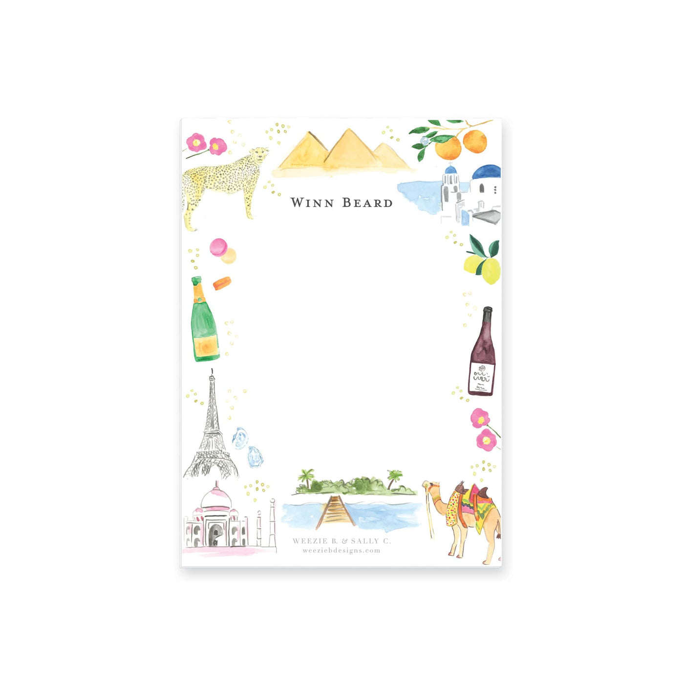 World Traveler Notepad