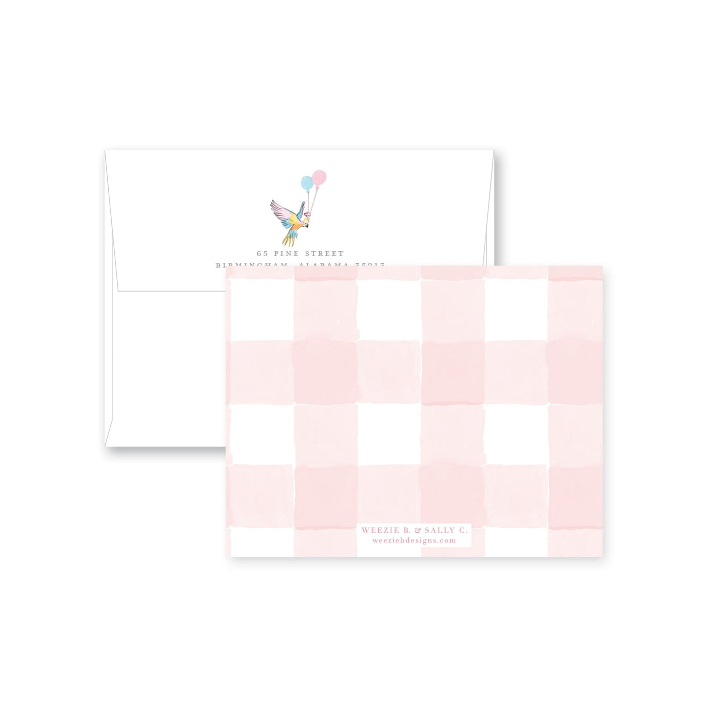 Wild About Zoo Flat Note Card