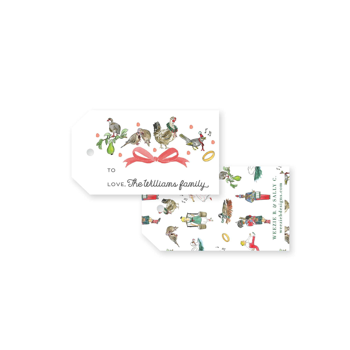 12 Days of Christmas Gift Tag