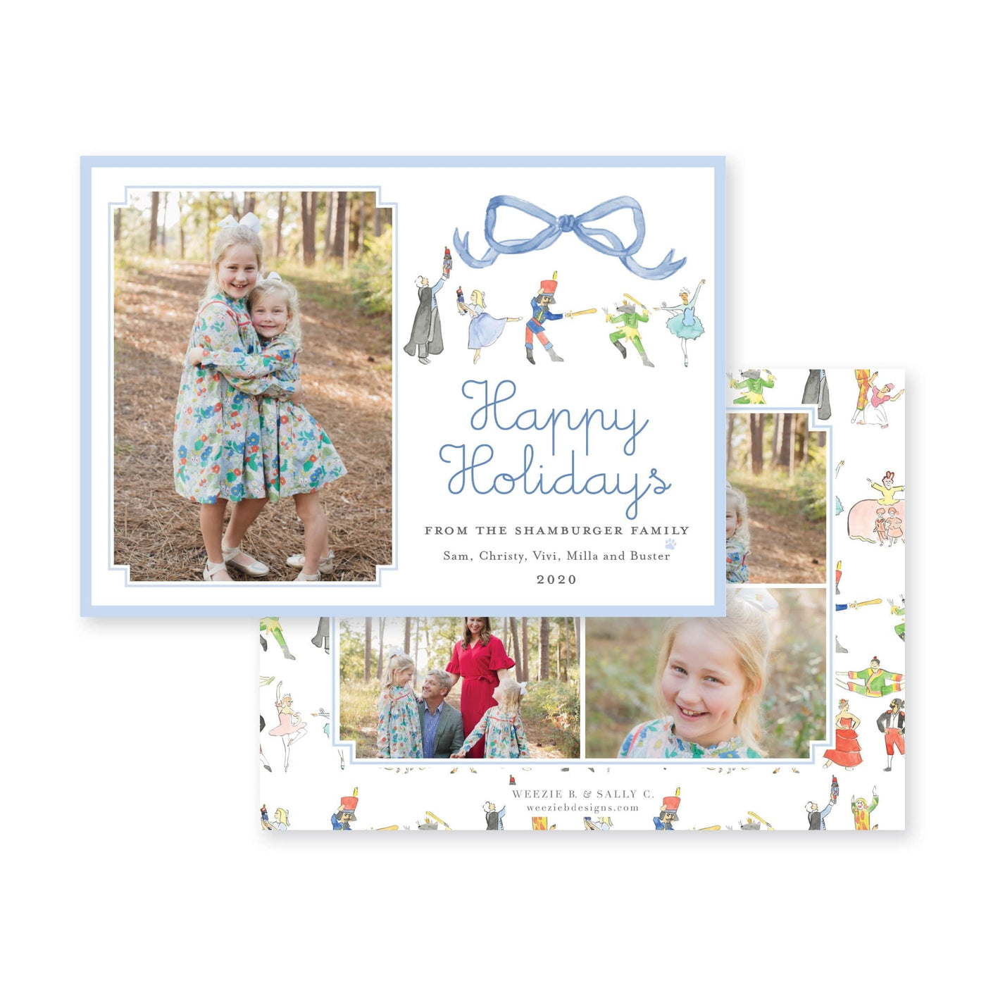 Nutcracker Story Horizontal Christmas Card