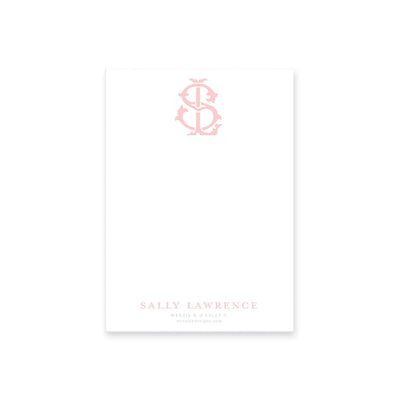 Two-Letter Intertwine Notepad