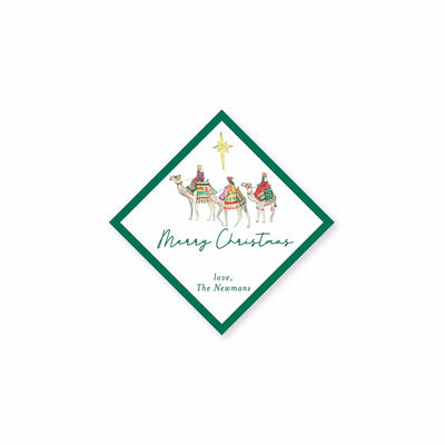 We Three Kings Christmas Stickers