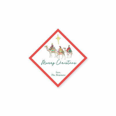 We Three Kings Christmas Stickers