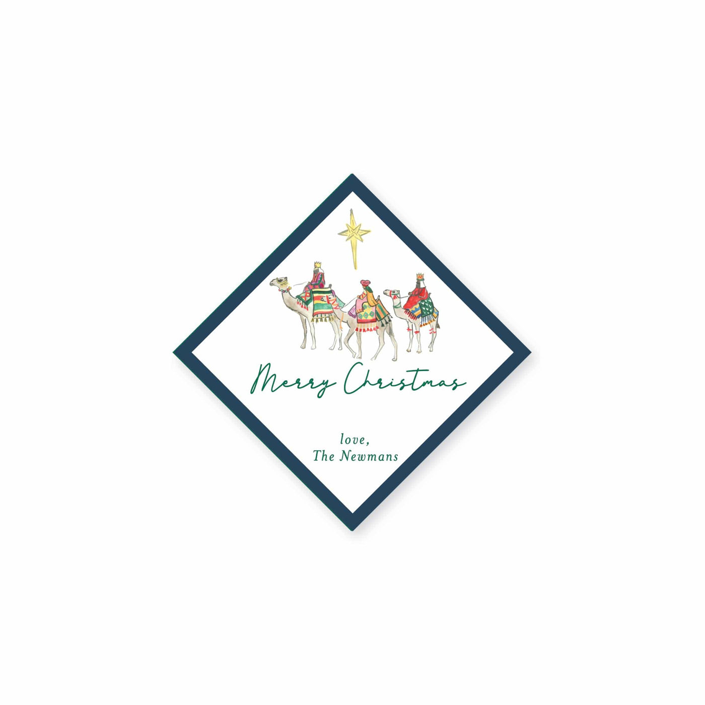 We Three Kings Christmas Stickers