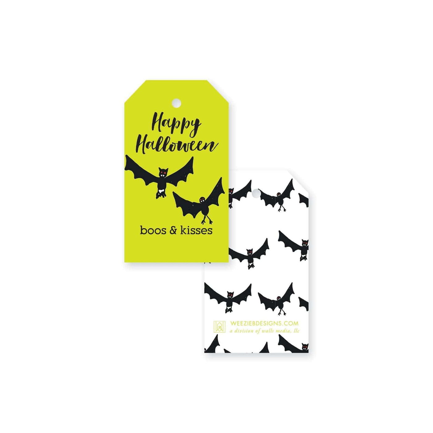 Boos & Kisses Gift Tag