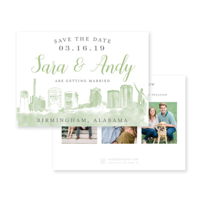 Birmingham Skyline Save-the-Date