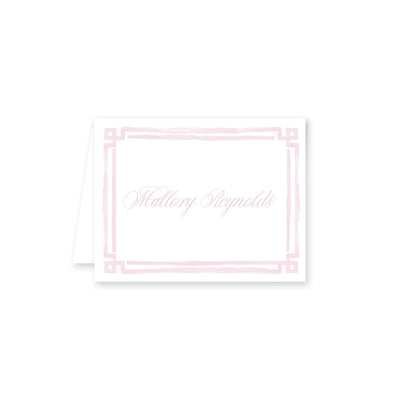 Bold Double Border Folded Note Card
