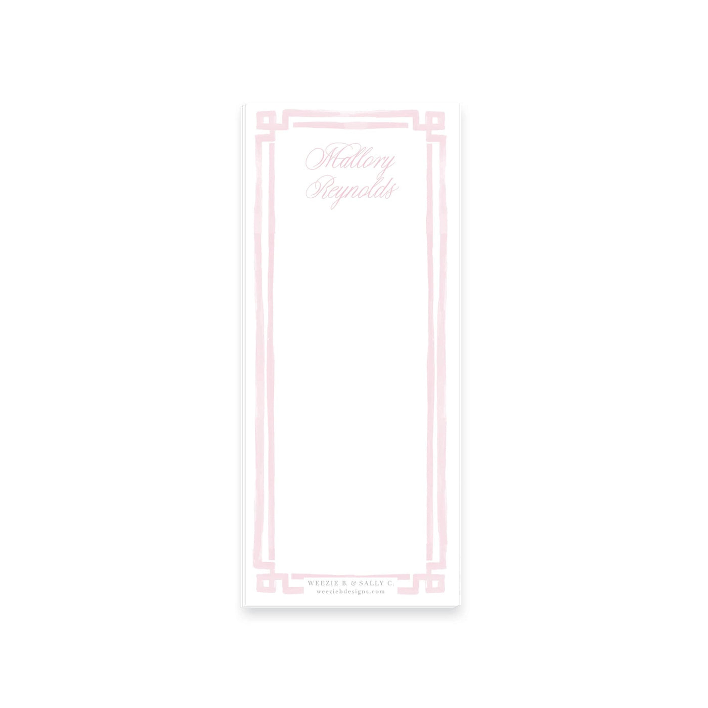 Bold Double Border Notepad