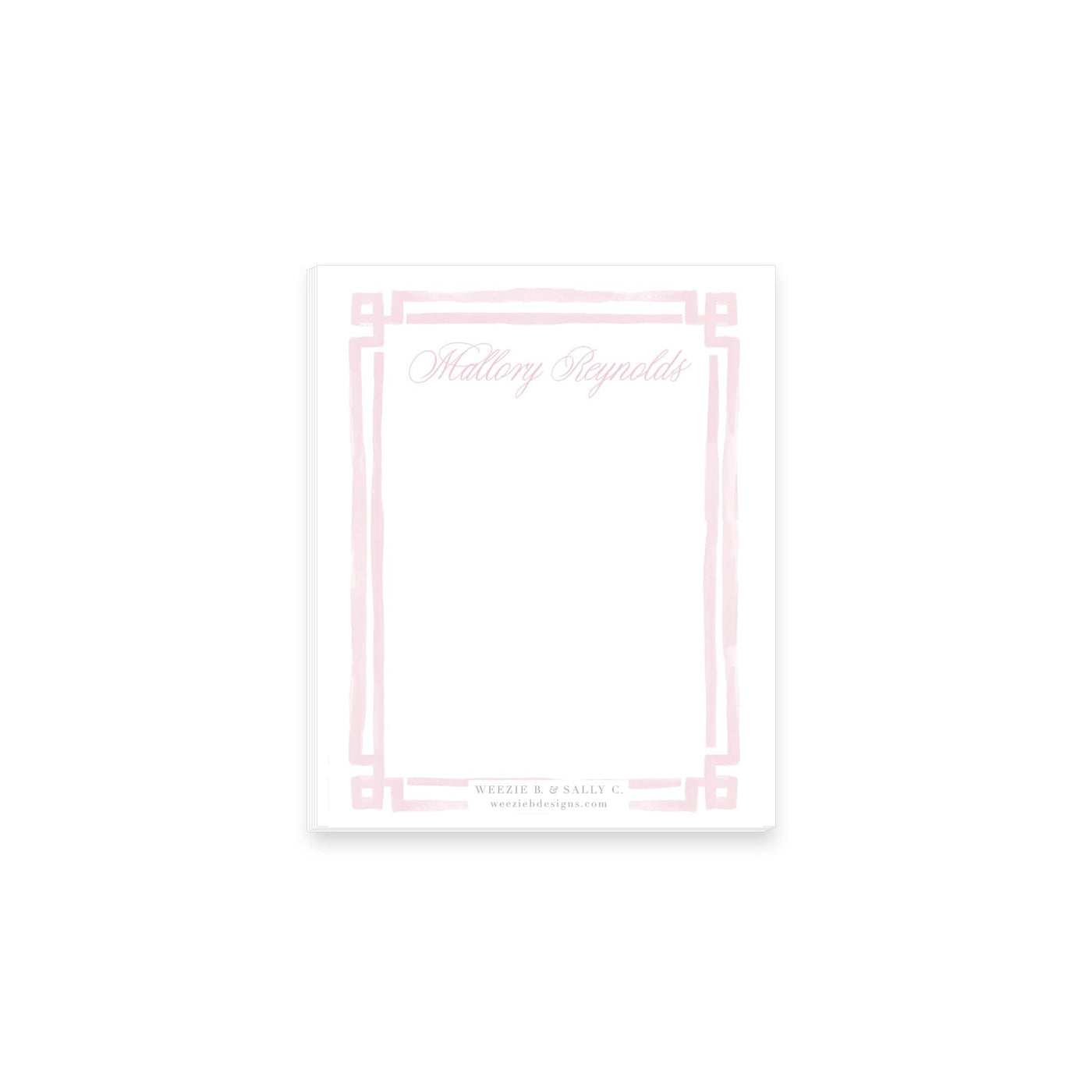 Bold Double Border Notepad