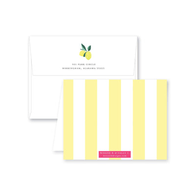 Butterfly Garden Folded Note Card
