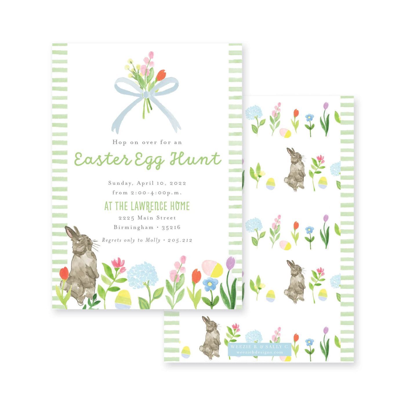 Easter Flowers Easter Invitation