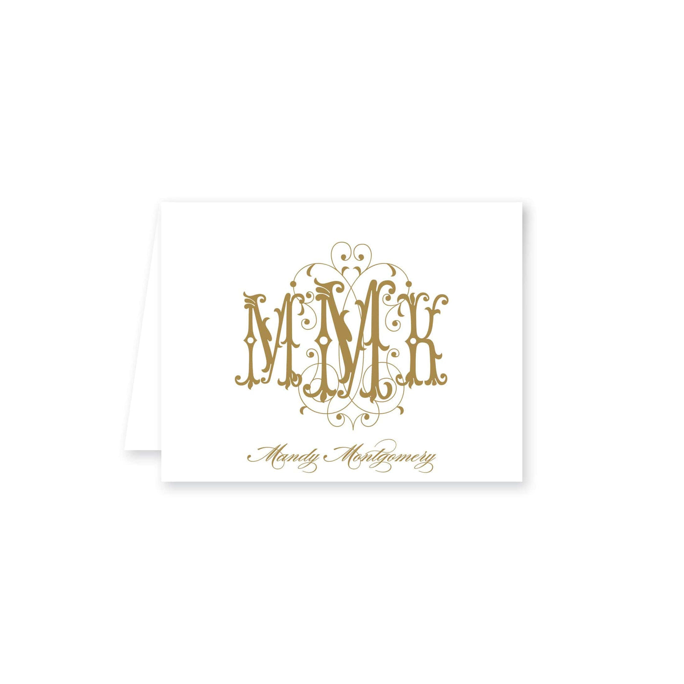 Fanciful Folded Note Card