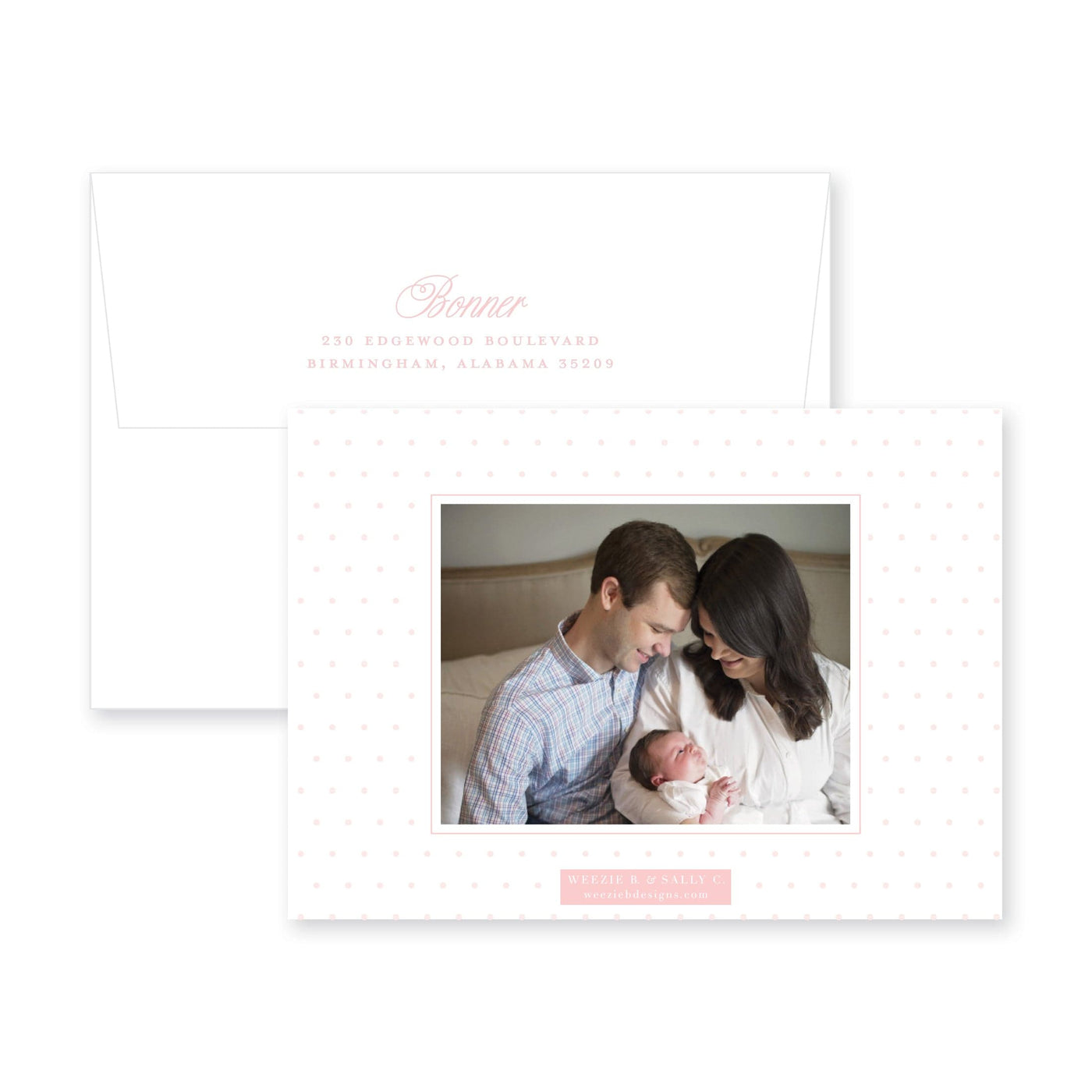 Weezie B. Designs | Fanciful Birth Announcement