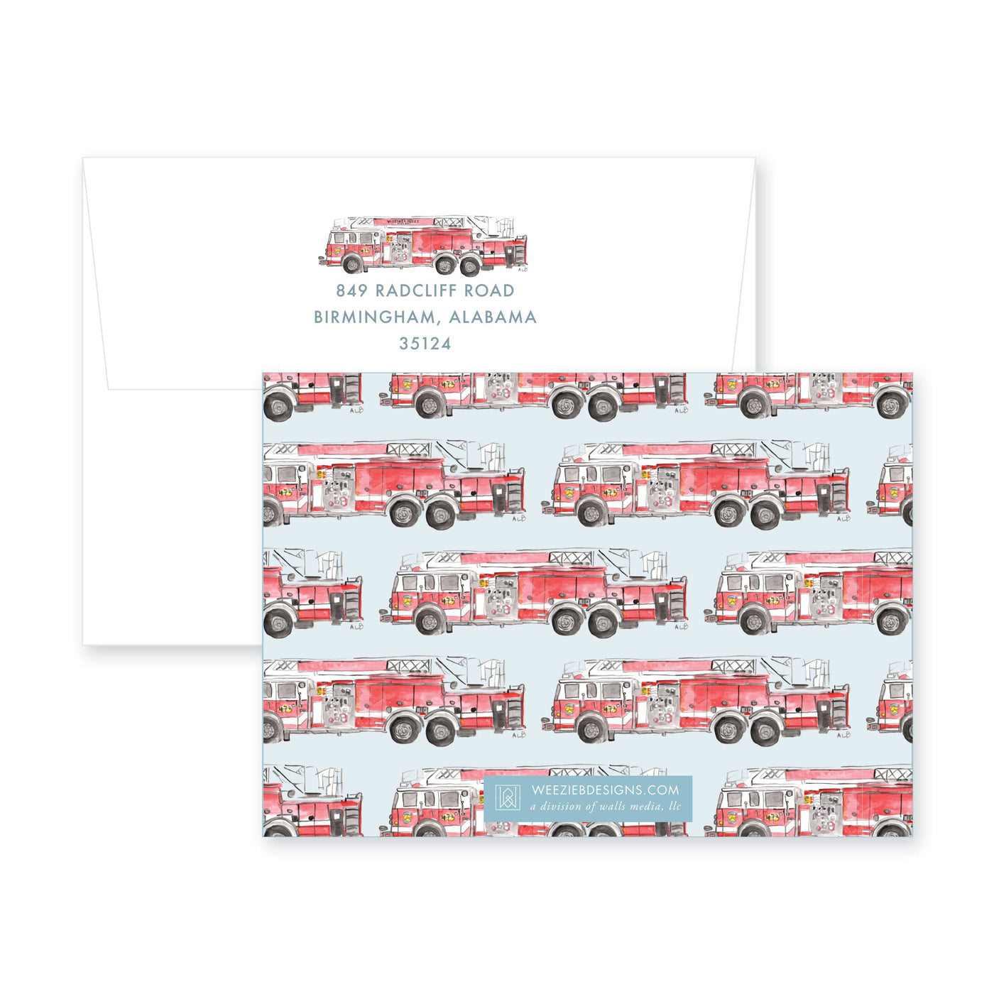 Weezie B. Designs | Sound the Alarm Birthday Invitation