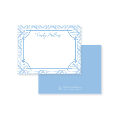 Weezie B. Designs | Watercolor Bamboo Flat Note Card
