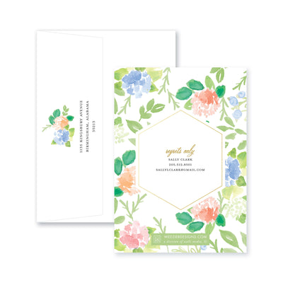Weezie B. Designs | Floral with an Edge Shower Invitation