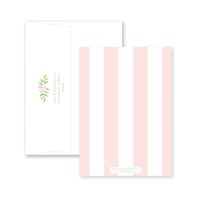 Weezie B. Designs | Floral Wreath Baby Shower Invitation